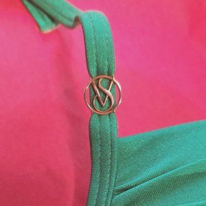 Victoria's Secret Womens Bathing Top Green 36C